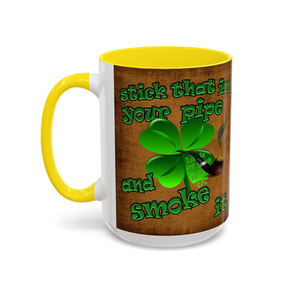 celtics logo - Accent Mug (brown papyrus)