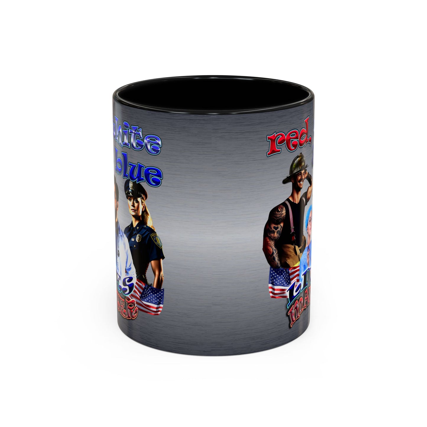 rw&b lives matter - Accent Mug (brushed nickel)