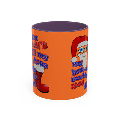 santa's shoes - Accent Mug (crusta)