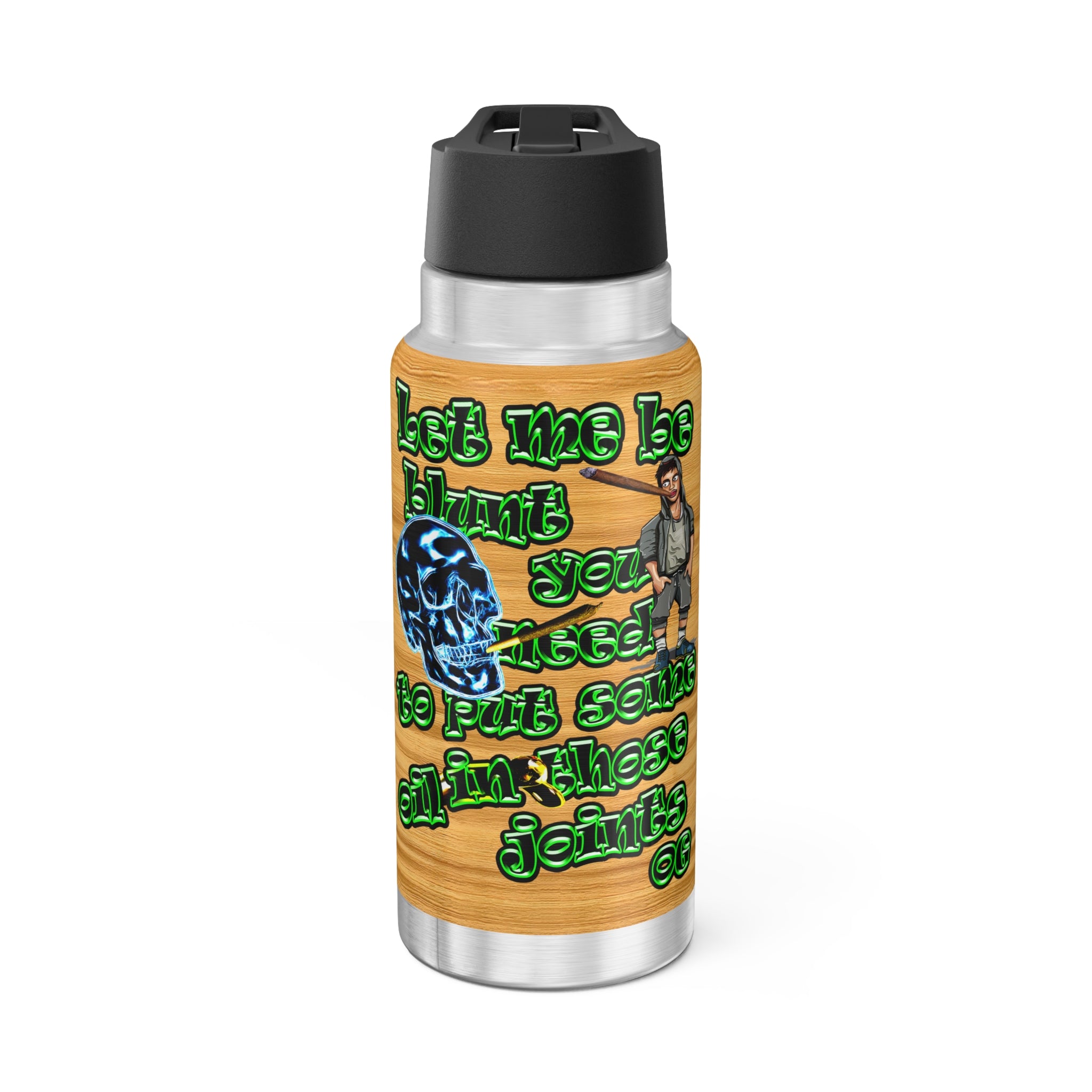 og - Gator Tumbler, 32oz  (butterscotch wood finish)
