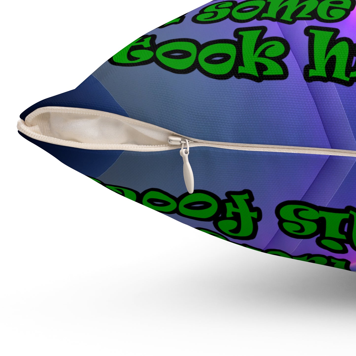 turtle race - Spun Polyester Square Pillow - (grey-pink wave)