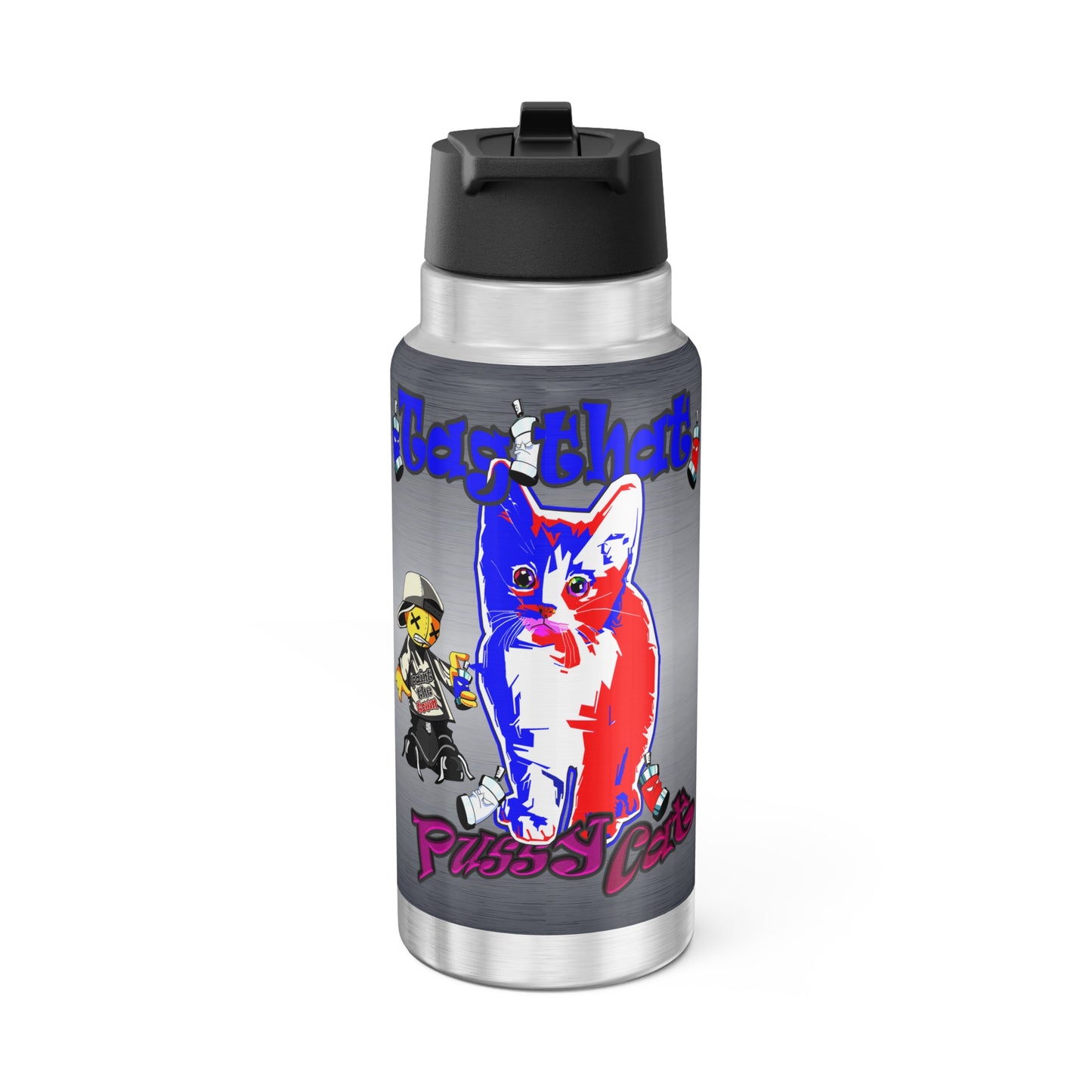 tag that - Gator Tumbler, 32oz  (brushed nickel)