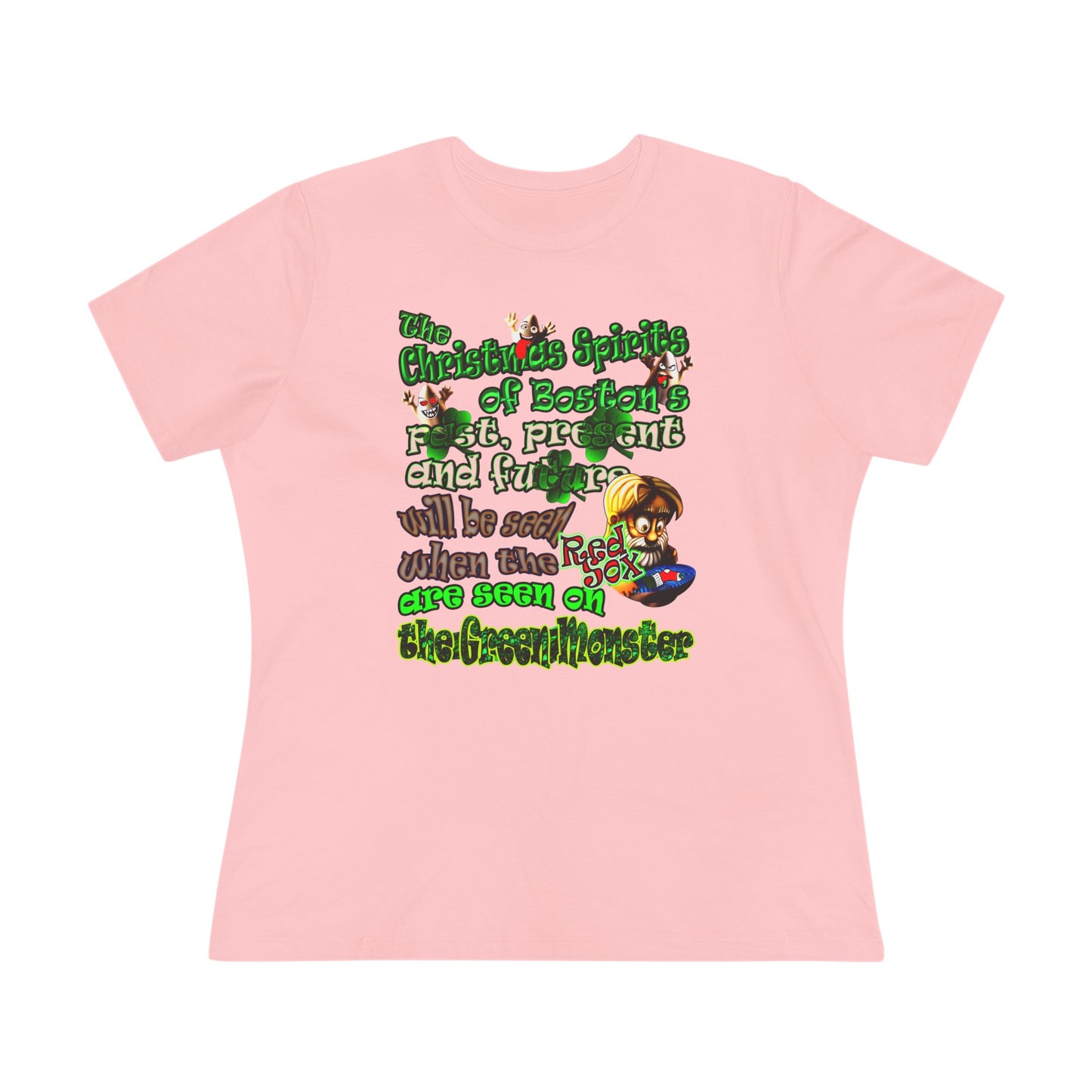 christmas spirits of boston - Women's Premium Tee