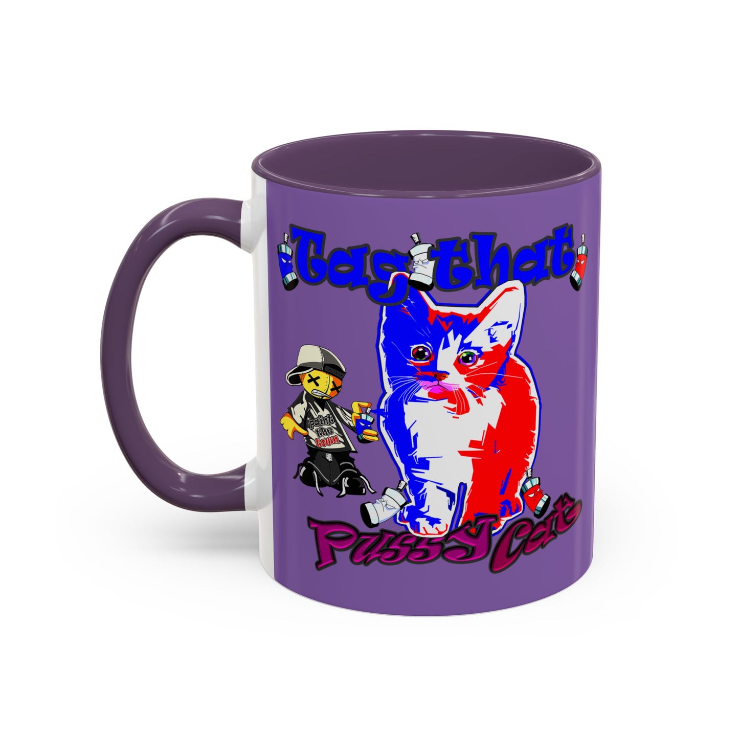 tag that - Accent Mug (light purple)