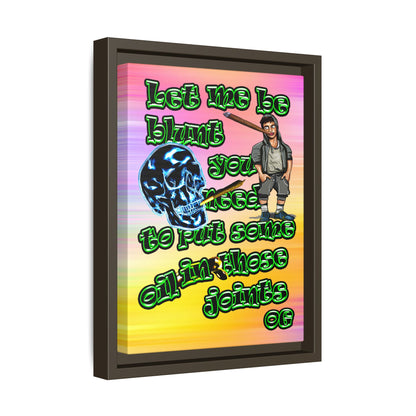 og - framed canvas art (color blur)