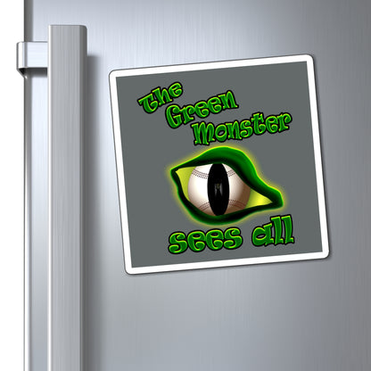 green monster - Magnets - (dark grey)