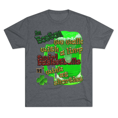 celtics logo - Unisex Tri-Blend Crew Tee
