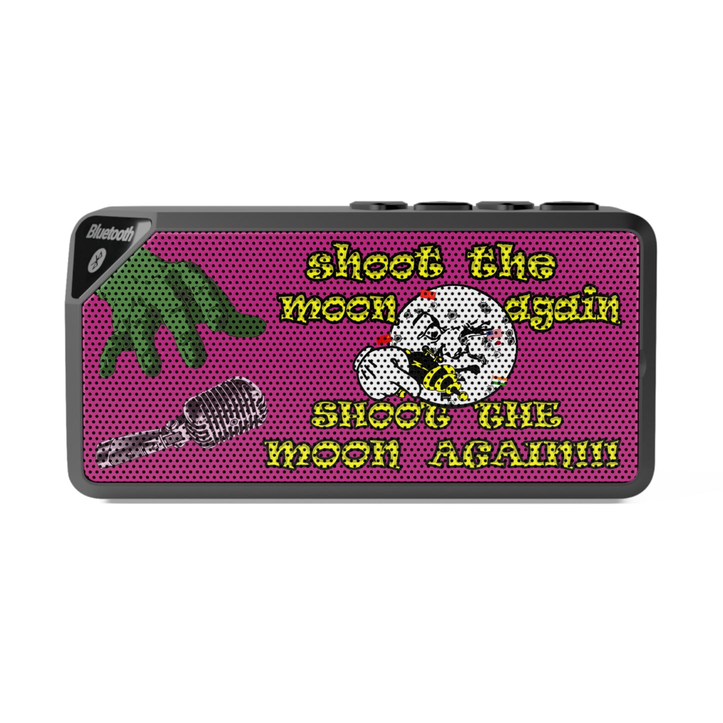 shoot the moon again - Jabba Bluetooth Speaker (pink)