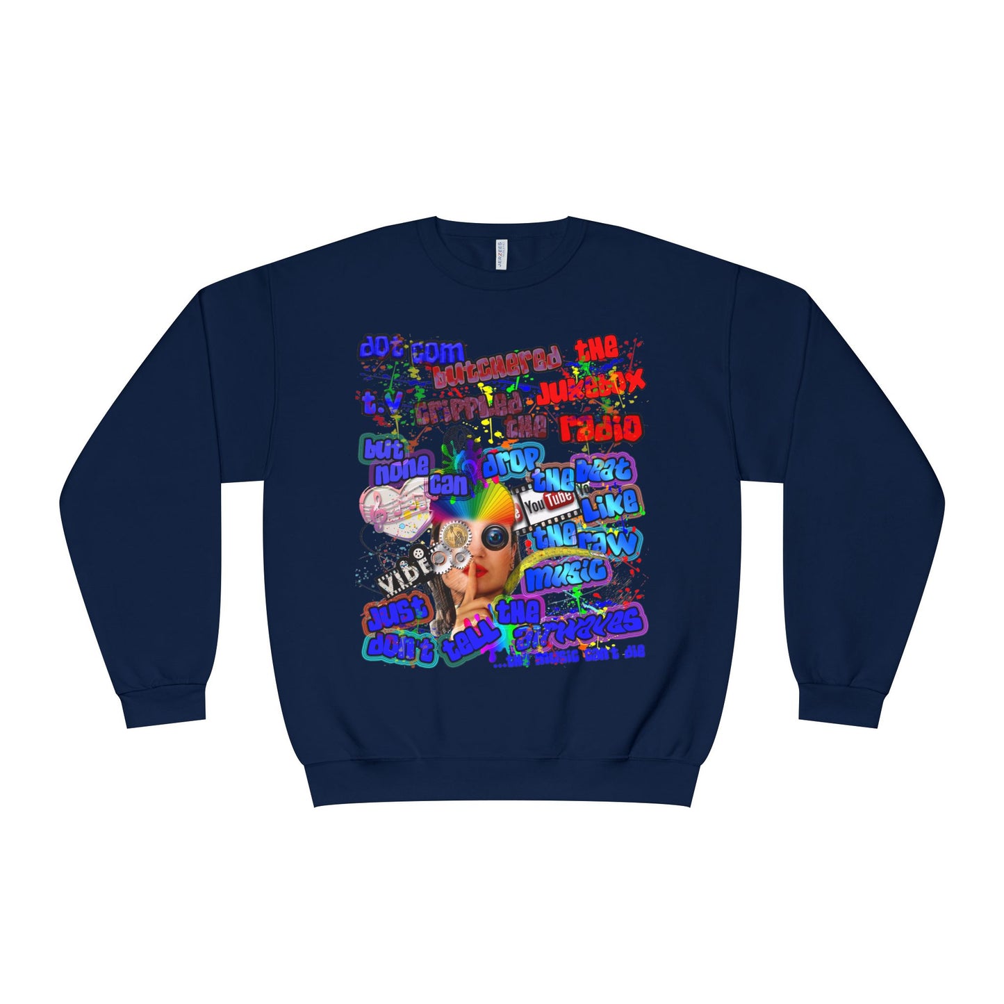 drop the beat - Unisex NuBlend® Crewneck Sweatshirt