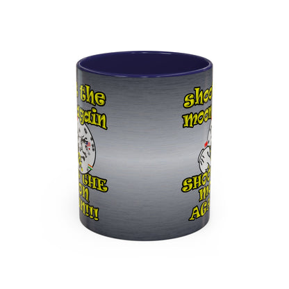 shoot the moon again - Accent Mug (brushed nickel)