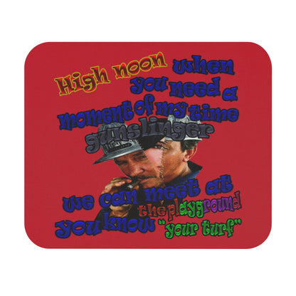 high noon - Mouse Pad (Rectangle) (dark red)