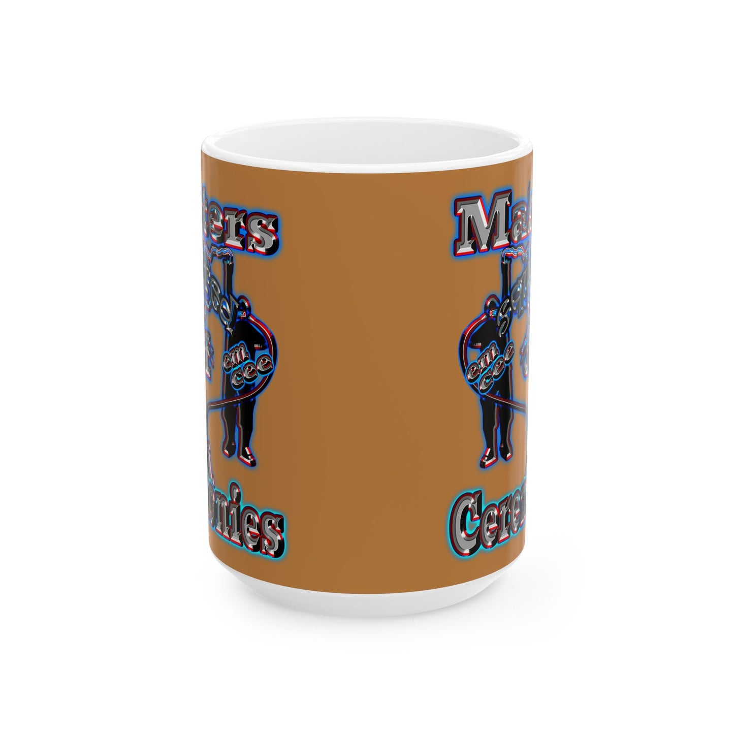em cee squared - White Mug (light brown)