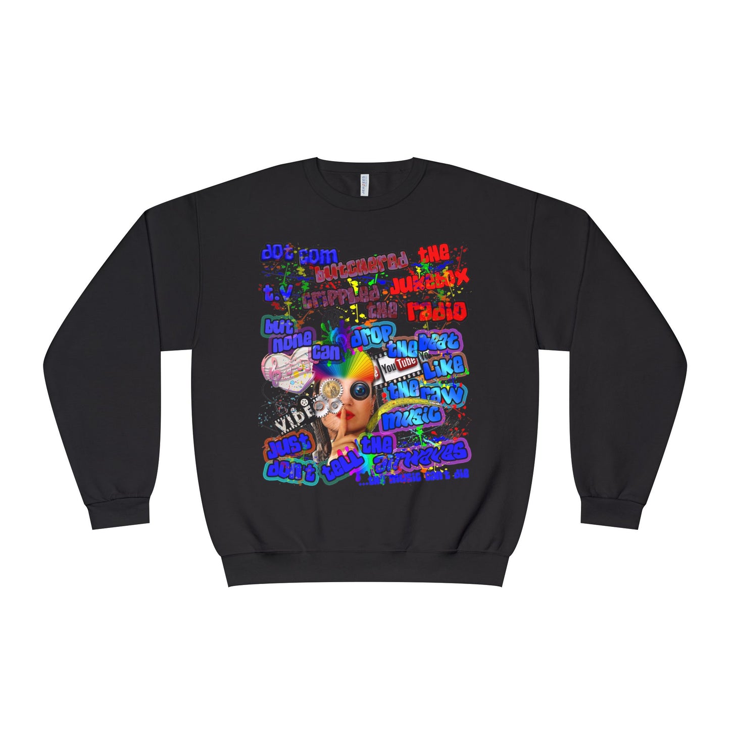 drop the beat - Unisex NuBlend® Crewneck Sweatshirt