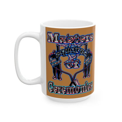 em cee squared - White Mug (light brown)