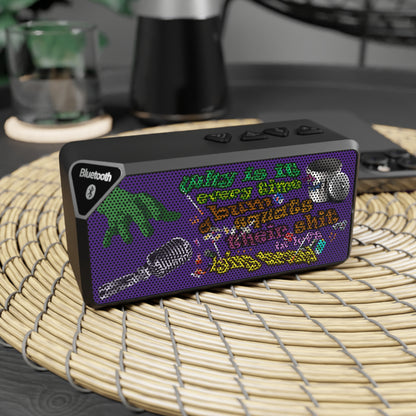 the bum's shit - Jabba Bluetooth Speaker (purple)