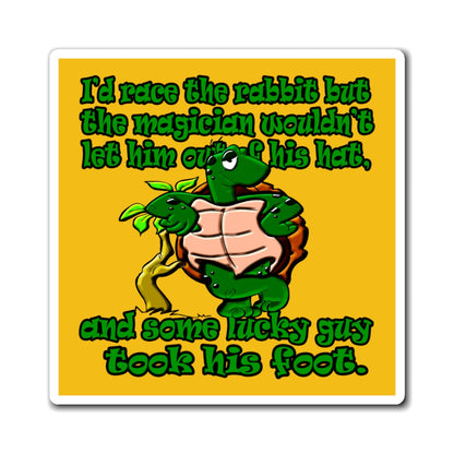 turtle race - Magnets - (yellow)
