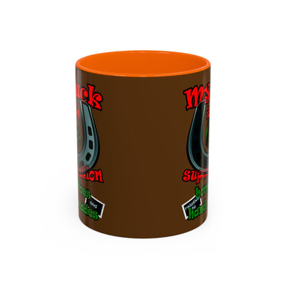 my luck - Accent Mug (brown)