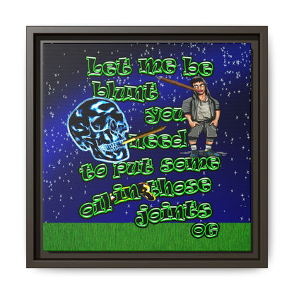 og - framed canvas art ('snoops' background)