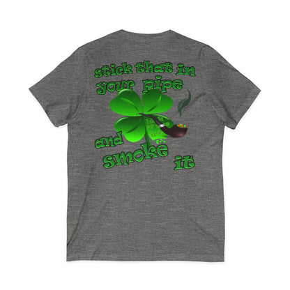 celtics logo - Unisex Jersey Short Sleeve V-Neck Tee