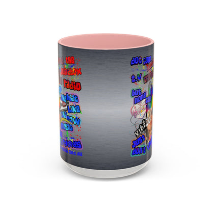 drop the beat - Accent Mug (brushed nickel)