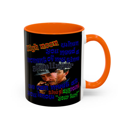 high noon - Accent Mug (black)