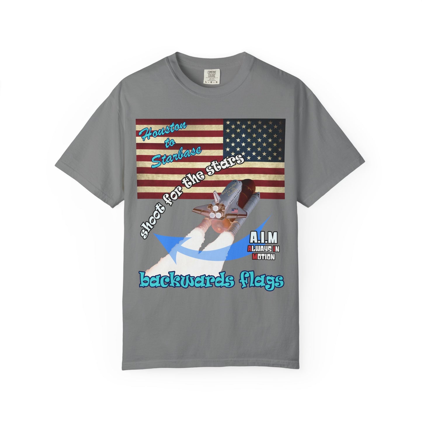 shoot for the stars - Unisex Garment-Dyed T-shirt