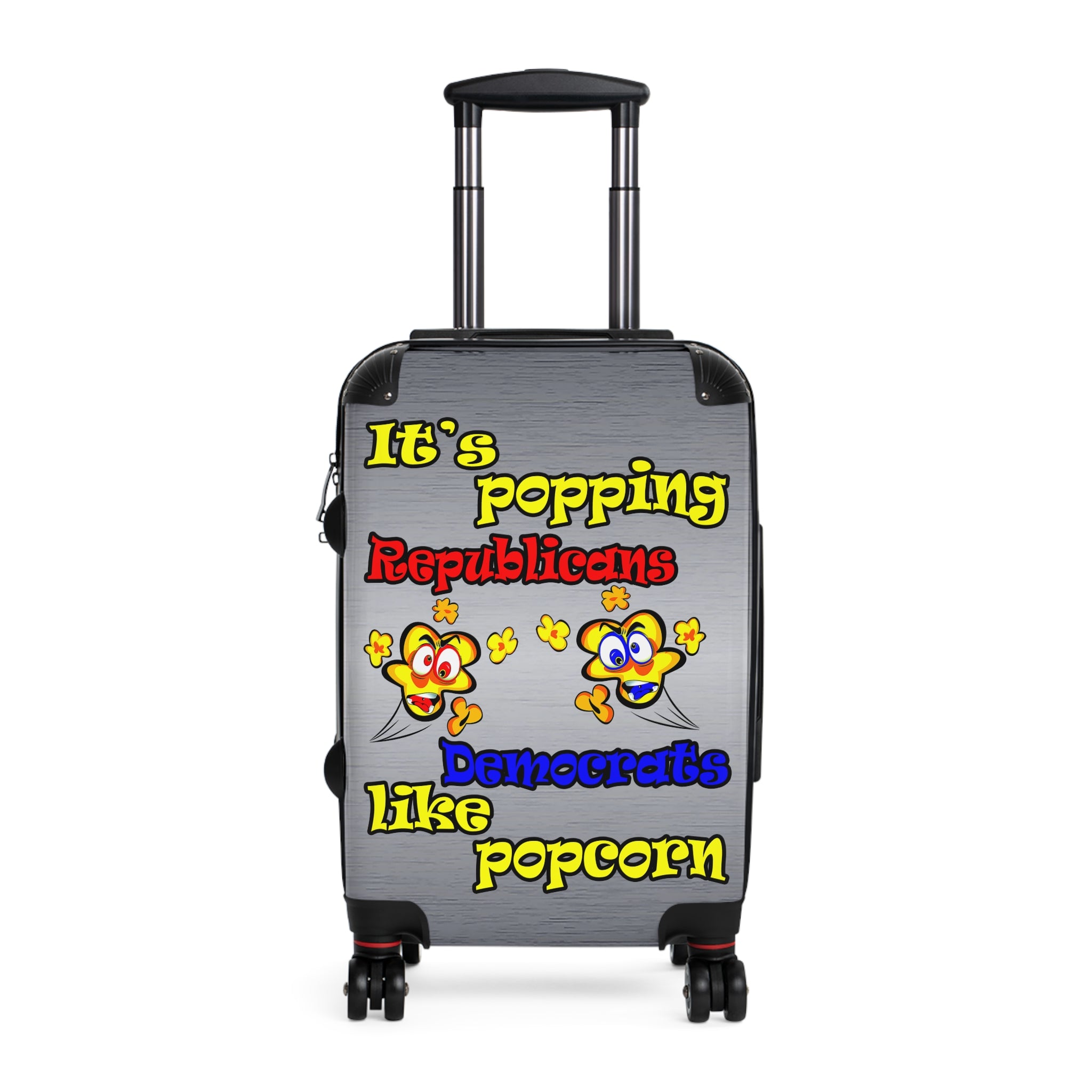 popping like popcorn - Suitcase (brushed nickel)