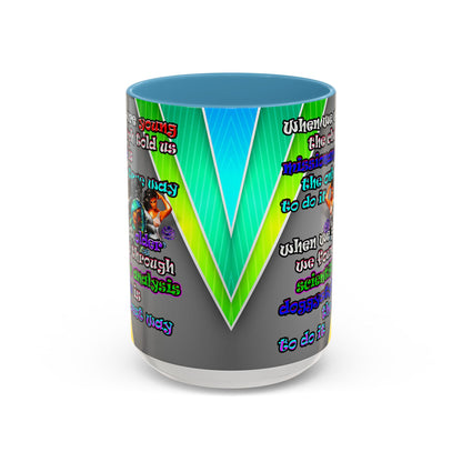 doggystyle - Accent Mug (rainbow split)