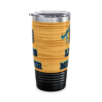 irrelevant - Ringneck Tumbler, 20oz (butterscotch wood finish)