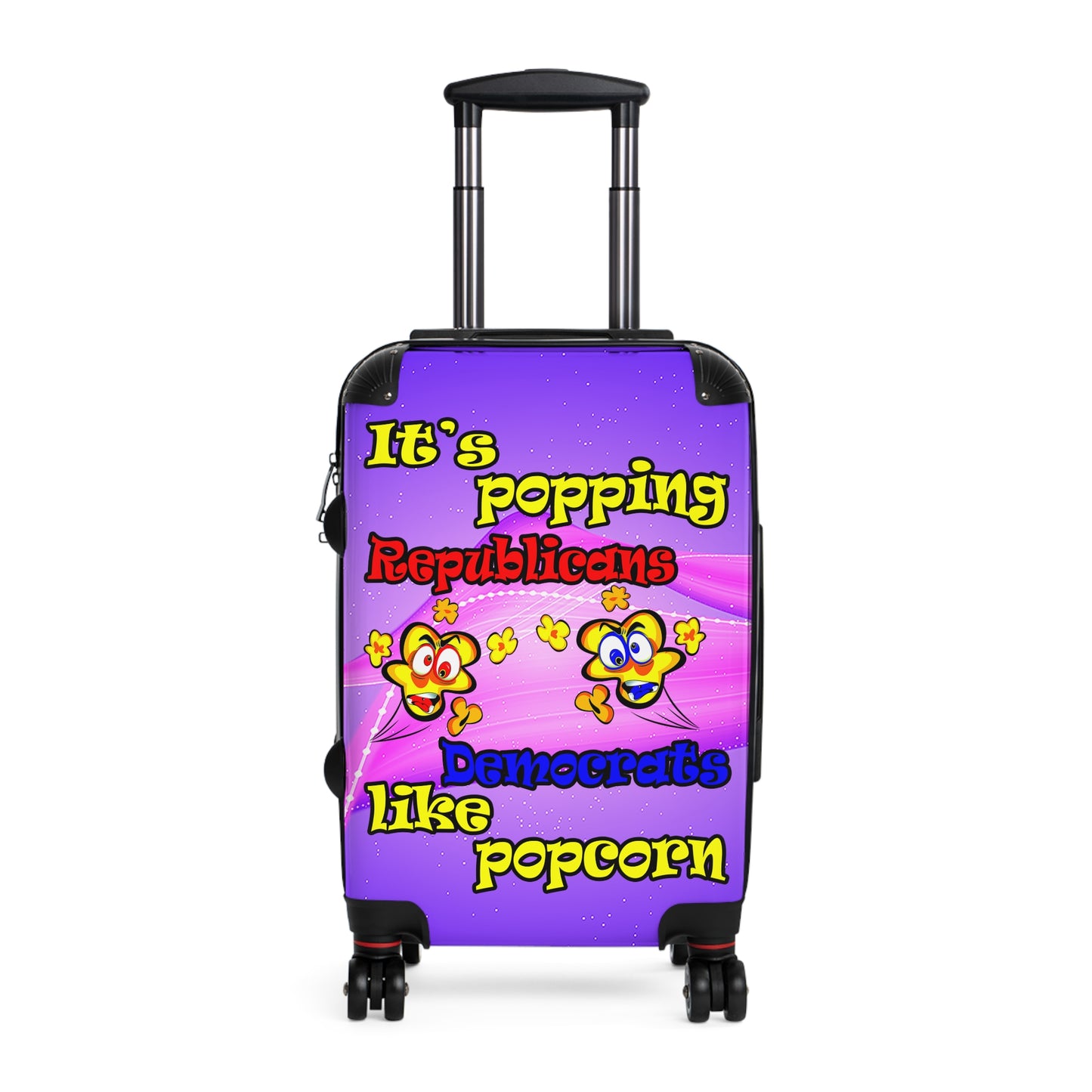popping like popcorn - Suitcase (purple-pink wave)