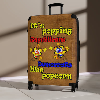 popping like popcorn - Suitcase (brown papyrus)