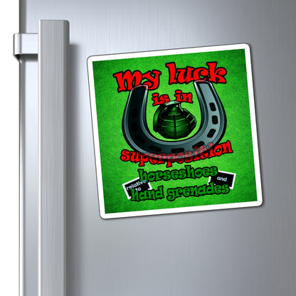 my luck - Magnets - (green turf)