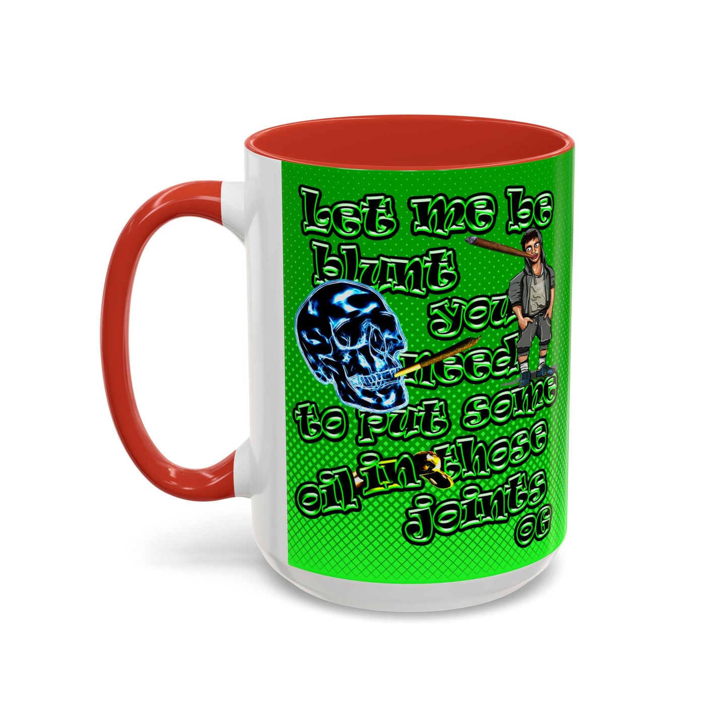 og - Accent Mug (logo green)