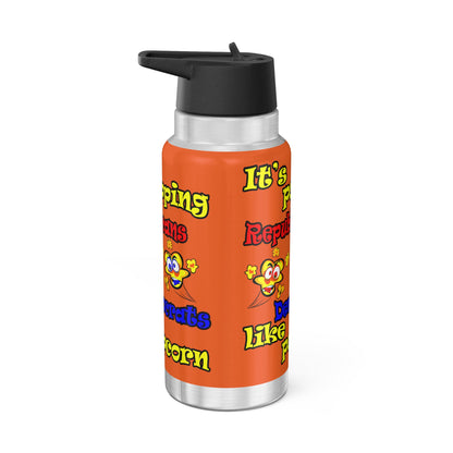 popping like popcorn - Gator Tumbler, 32oz (orange)