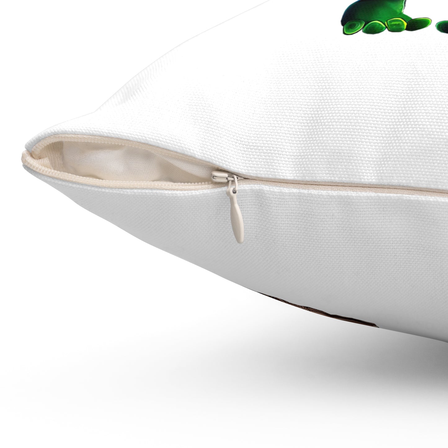 I don't care that your grey - Spun Polyester Square Pillow - (white)