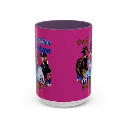 rw&b lives matter - Accent Mug (pink)