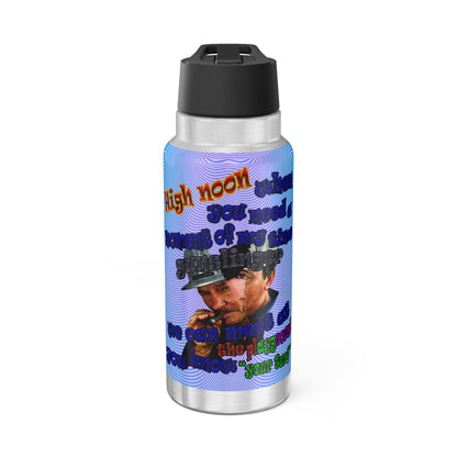 high noon - Gator Tumbler, 32oz  (light blue-purple wave)