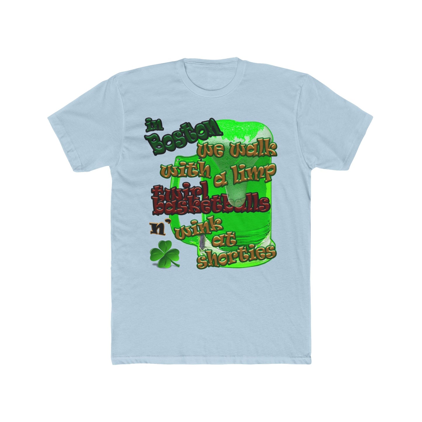celtics logo - Men's Cotton Crew Tee
