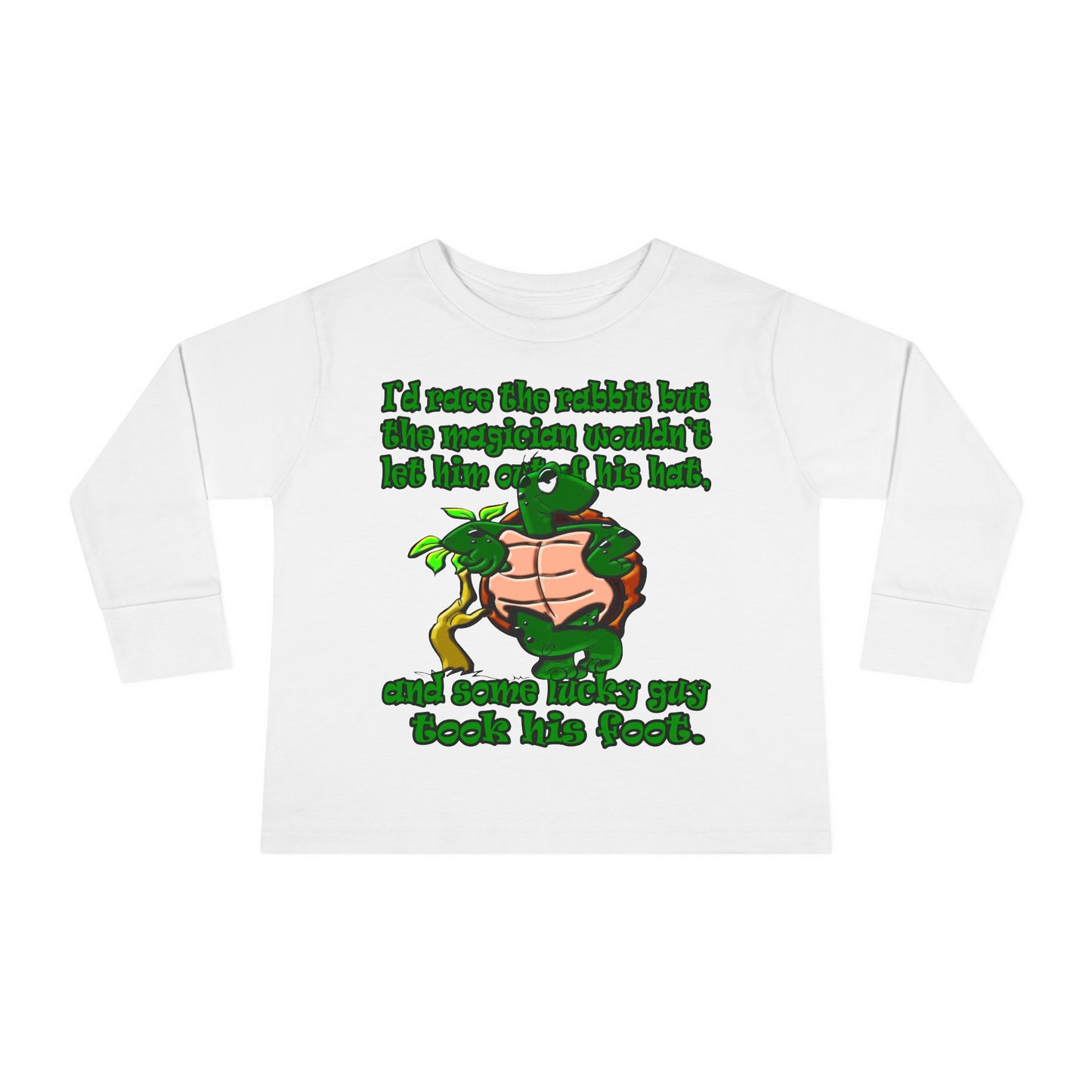 turtle race - Toddler Long Sleeve Tee