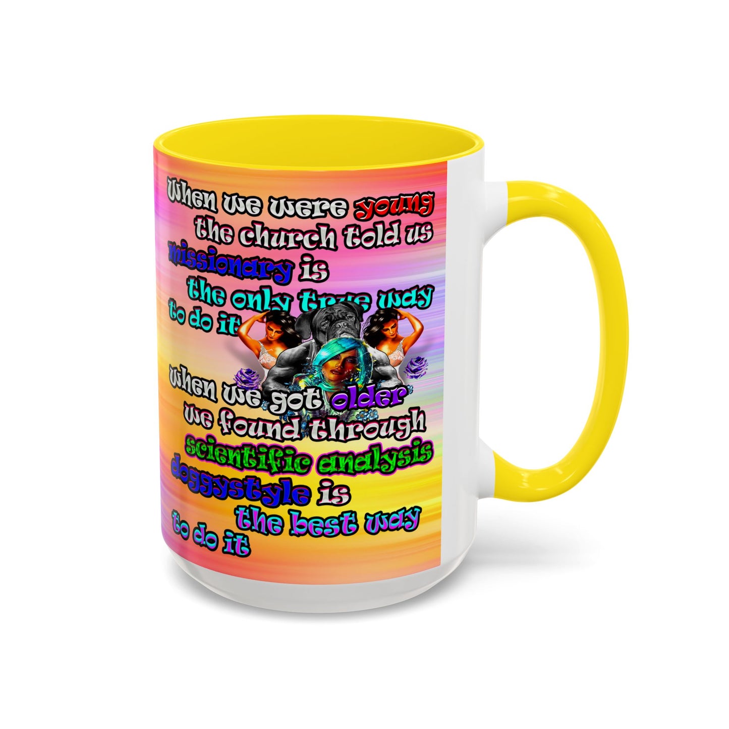 doggystyle - Accent Mug (color blur)