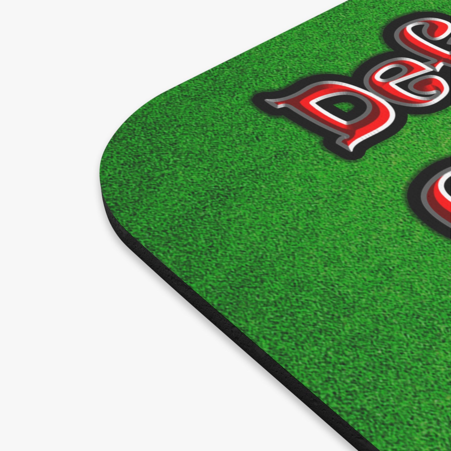 defy conquer reach - Mouse Pad (Rectangle) (green turf)