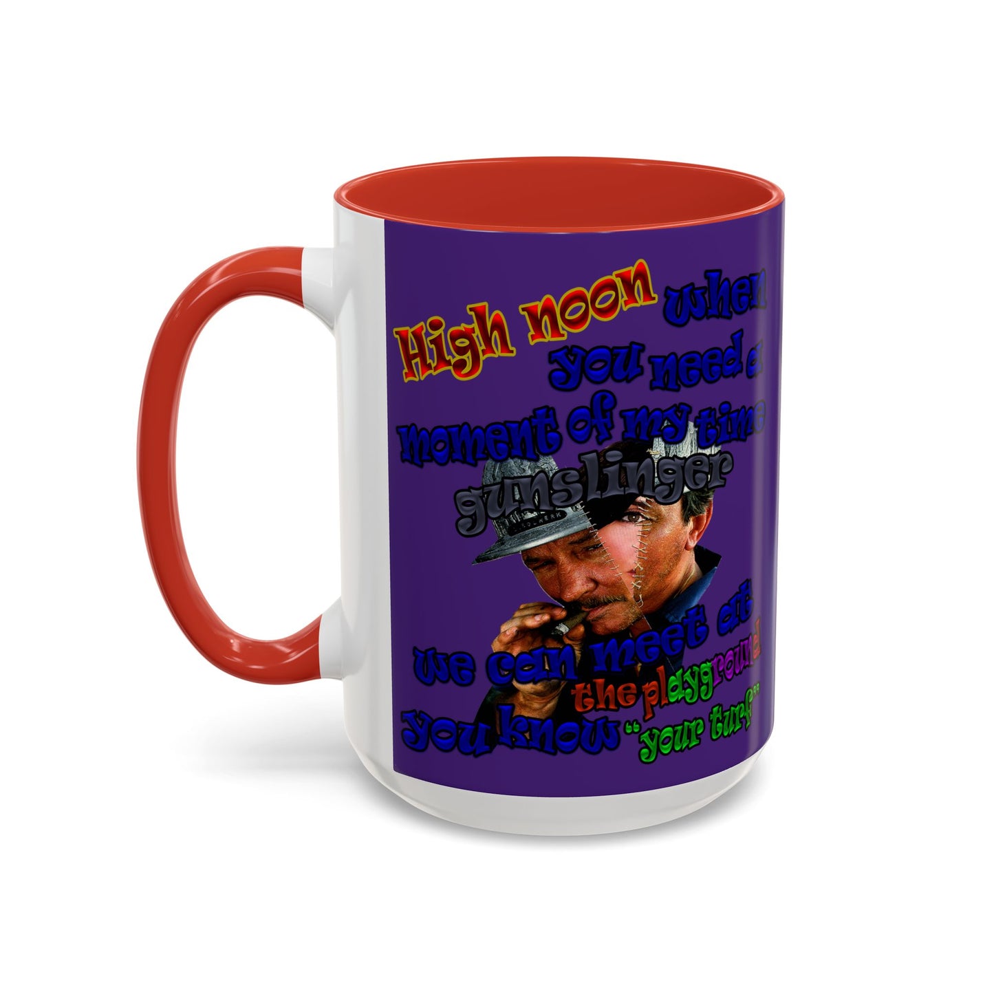 high noon - Accent Mug (purple)