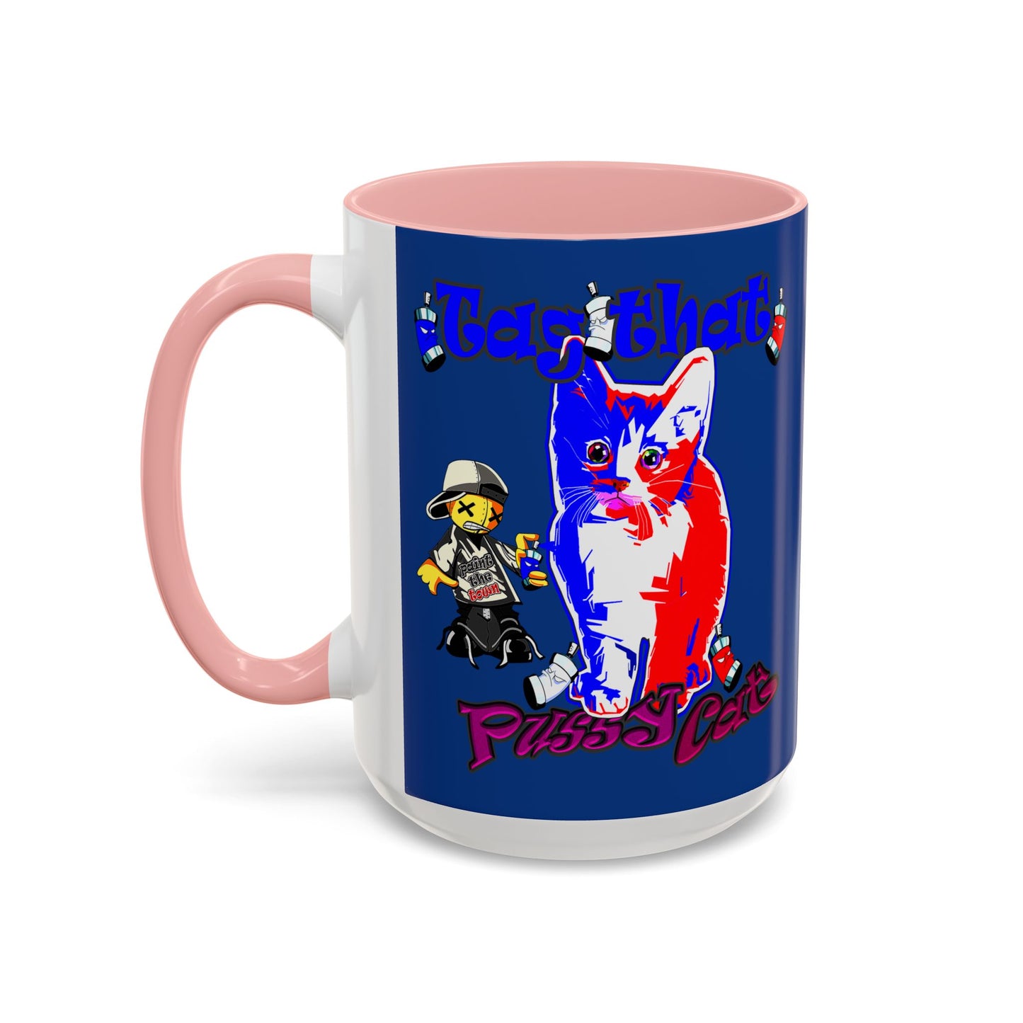 tag that - Accent Mug (dark blue)