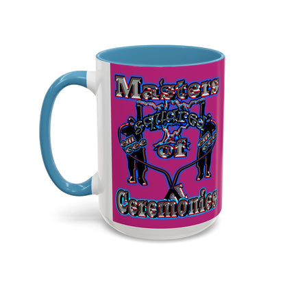 em cee squared - Accent Mug (pink)