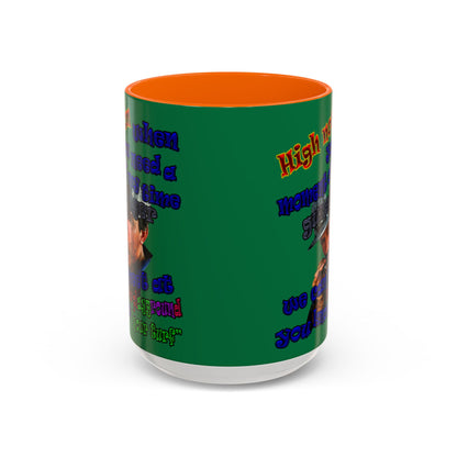 high noon - Accent Mug (dark green)