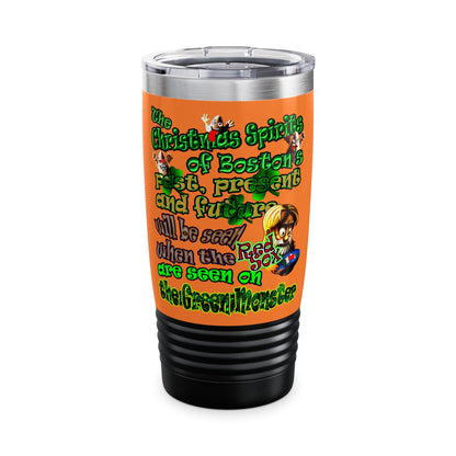 christmas spirits of boston - Ringneck Tumbler, 20oz (crusta)