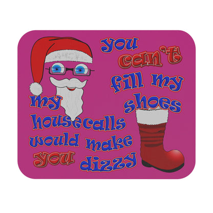santa's shoes - Mouse Pad (Rectangle) (pink)