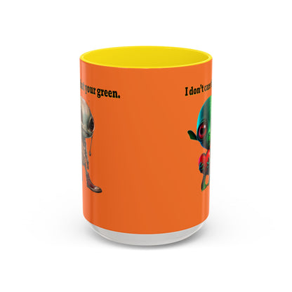I don't care that your grey - Accent Mug (crusta)