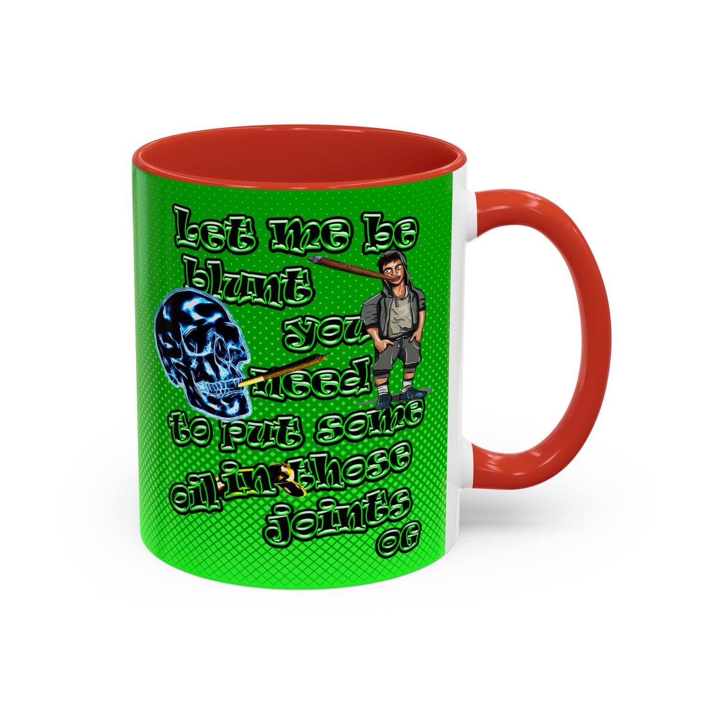 og - Accent Mug (logo green)