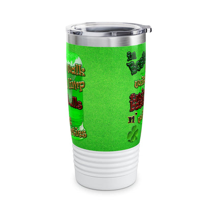celtics logo - Ringneck Tumbler, 20oz (green turf)
